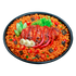 5023 Instant Noodle Artificial Volcano Chicken Flavor (85g) ယမ်ယမ်မီးတောင်ကြက်သားအရသာ  (Artificial)