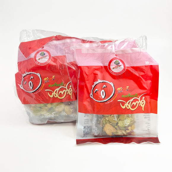 2025 Shan Shwe Taung Tea Leaf Salad Kit  - Spicy Shue Shae (40gx10sx15bags) 15bags/case ရှမ်းရွှေတောင် ရှူးရှဲလက်ဖက်နှင့်အကြော်စုံ (၁၀)ထုတ်တွဲ (Spicy)