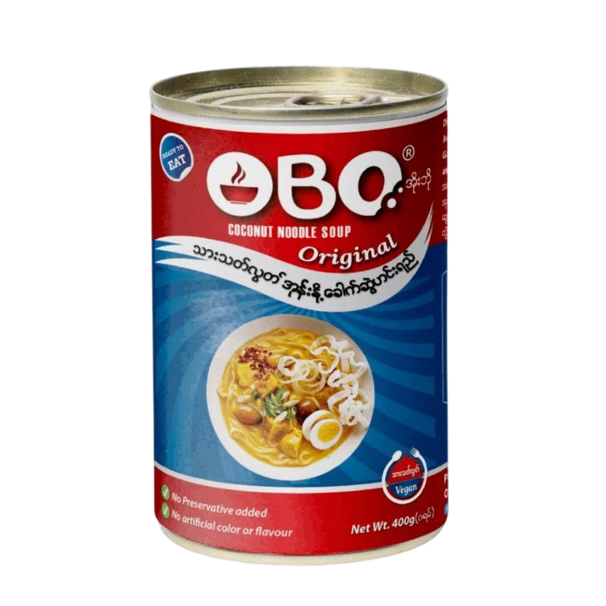 4021 Coconut Noodle Soup - OBO Brand (400g) အုန်းနို့ခေါက်ဆွဲဟင်းရည်