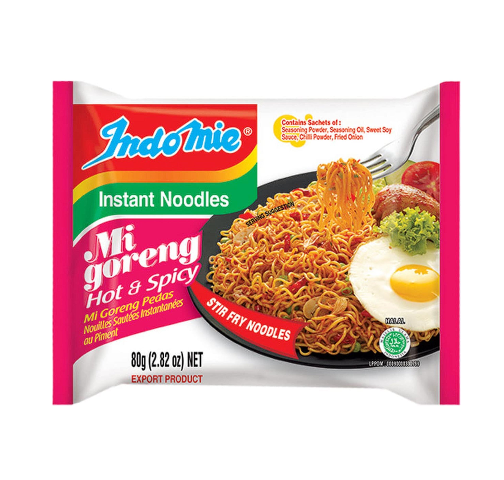 5036 Instant Noodle - Mi Goreng Hot & Spicy Flavor (INDOMIE) (85g)