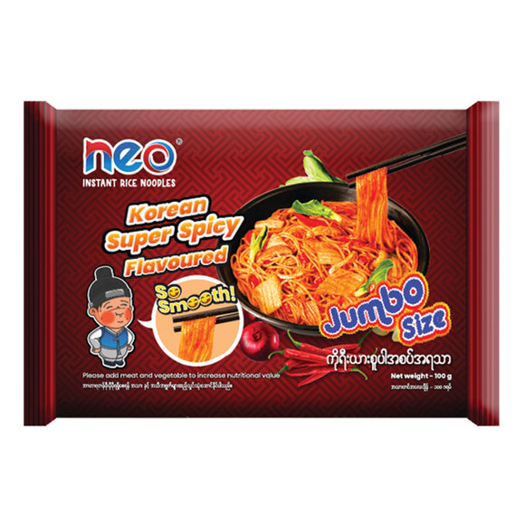 5014 Instant Rice Noodle (Korean Super Spicy Flavor) - Neo (100g x 5s x 24) 24 bags/case ကိုရီးယားစူပါအစပ်အရသာ အသုပ်