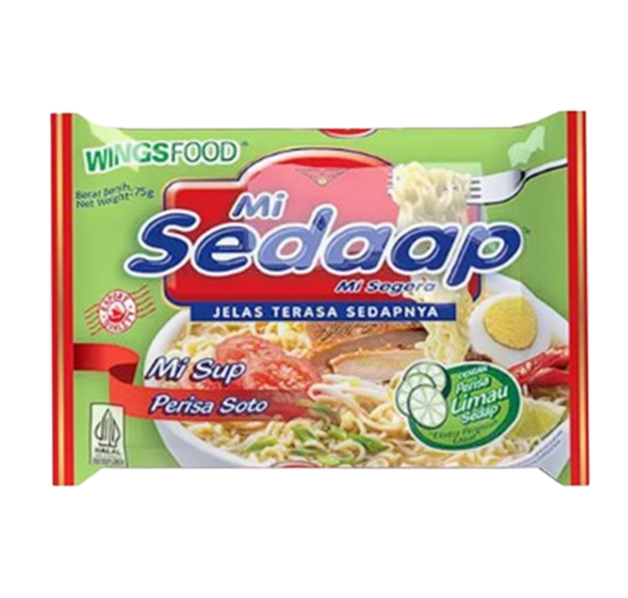 5037 Instant Noodle - Mi Sup Perisa Soto Flavor (MI SEDAAP) (75g)