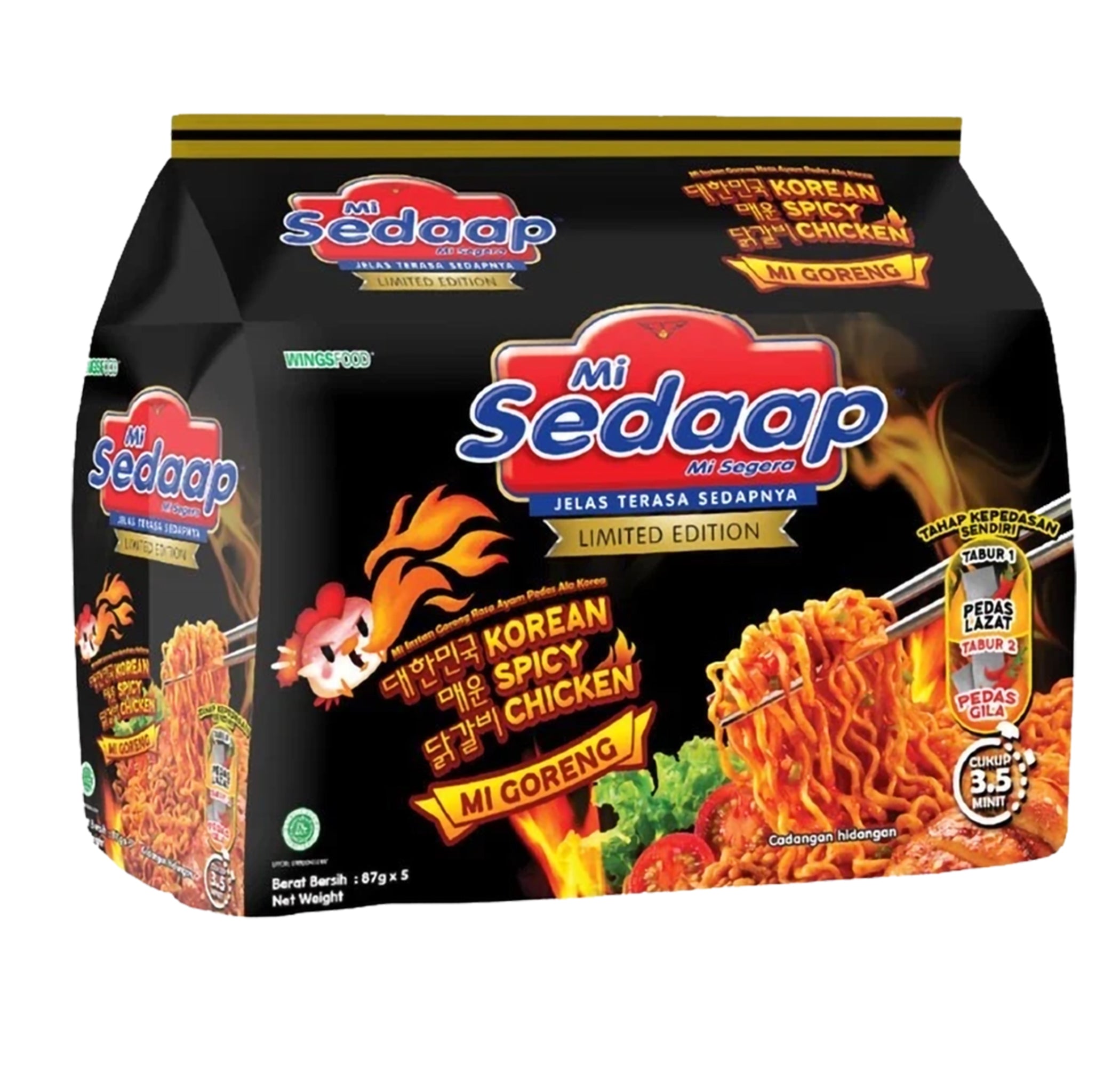 5047 Instant Noodle - Korean Spicy Chicken Flavor (MIE SEDAAP) (87g)