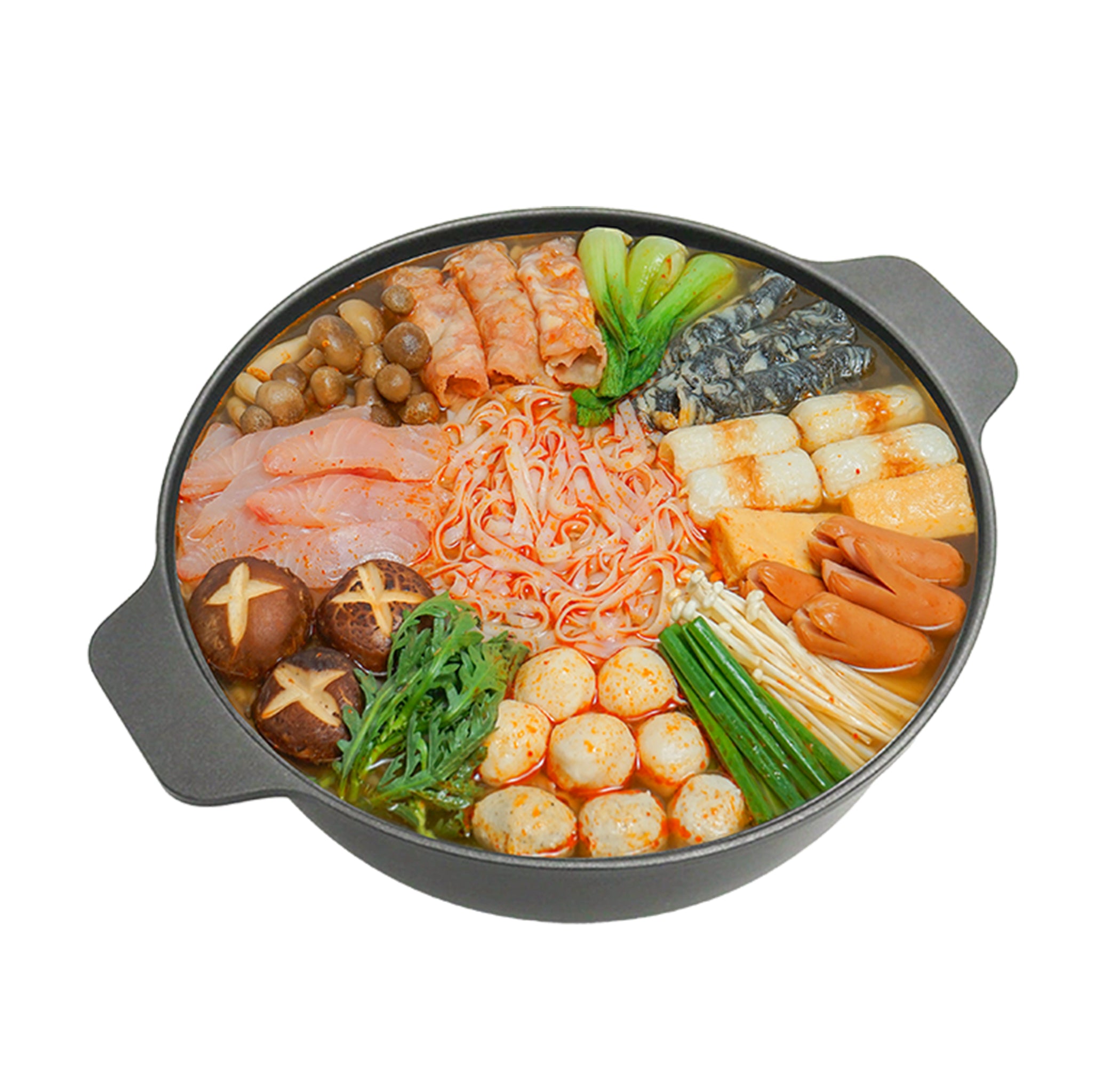 5040 Instant Rice Vermicelli (Spicy Hot Pot Flavour)(58g) - Shin Shin Brand ရှင်းရှင်း ဟော့ပေါ့အစပ်အရသာ (၁၀ ထုပ်တွဲ)