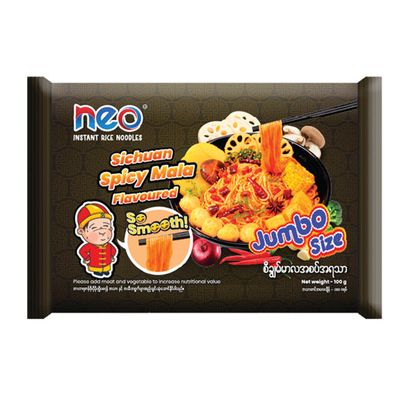 5016 Instant Rice Noodle (Sichuan Spicy Mala Flavor) - Neo (100g x 5s x 24) 24 bags/case စီချွမ်မာလ အစပ်အရသာ အသုပ်