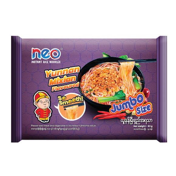 5018 Instant Rice Noodle Soup (Yunnan Mixian Flavor) - Neo (81g x 5s x 24) 24 bags/case ယူနန်မြီးရှည် အရသာ
