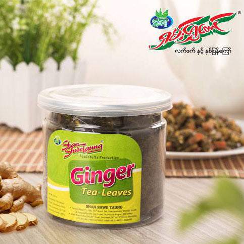 1004 Tea Paste (320g)(Ginger) ရှမ်းရွှေတောင် ဂျင်းမွှေး လက်ဖက် (Spicy)