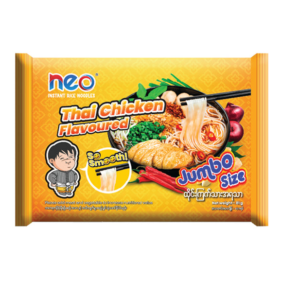 5017 Instant Rice Noodle Soup (Thai Chicken Flavored) - Neo (81g x 5s x 24) 24 bags/case ထိုင်းကြက်သားအရသာ