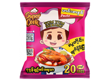 4016 Spice Paste (Tom Yum Flavor) - Super Cook (30g x 20s x 12) 12 bags/case ပုဇွန်ချဉ်စပ်အရသာ ဟင်းအနှစ်