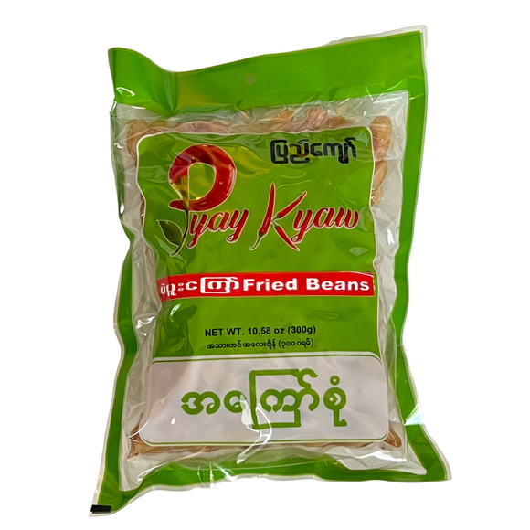 2021 Fried Beans - Pyay Kyaw (300g) 34 pieces/case ပြည်ကျော်  ပဲ ပူး ကြော်