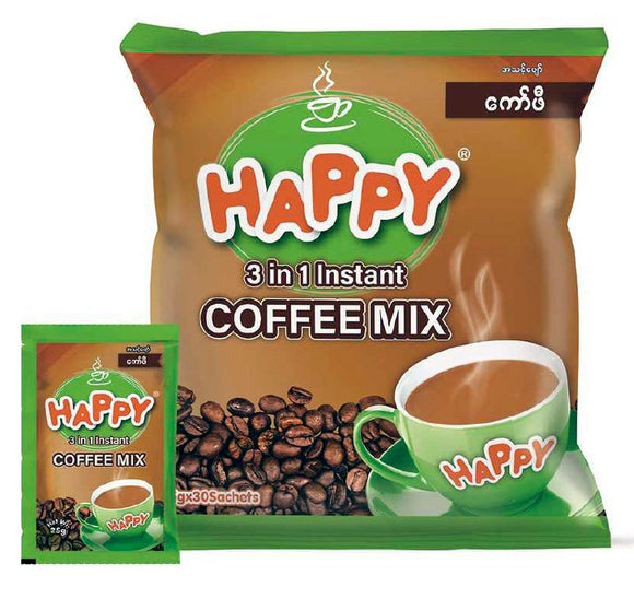 3009 Instant Coffee Mix - Happy (20 x 30s x 25g) 20pieces/case