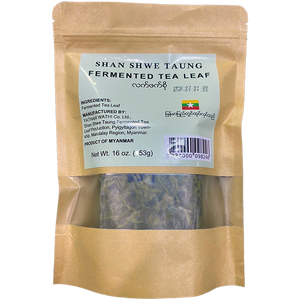 1007 Tea Leaf (No Seasoning) - Shan Shwe Taung 1lb (454g) 20pieces/case